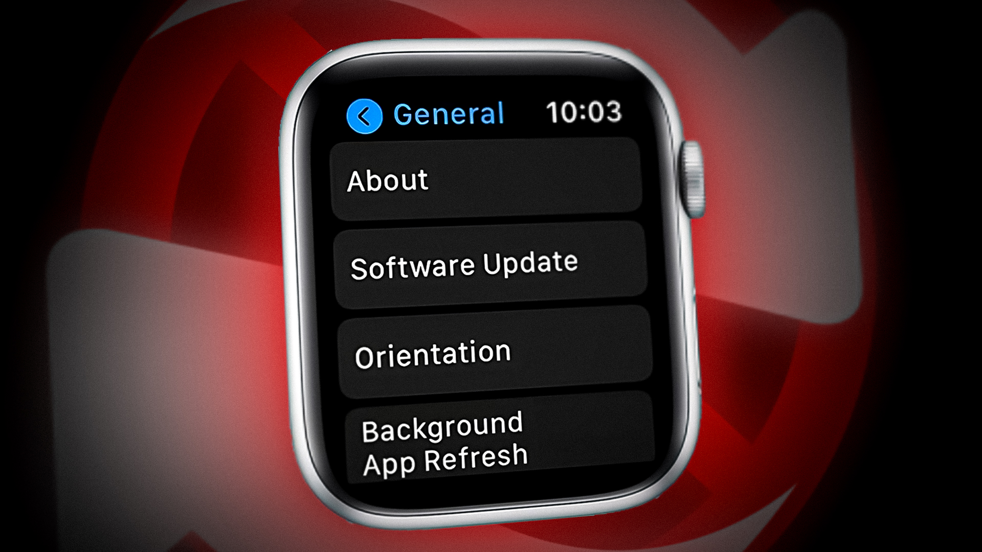Apple Watch Update Screen