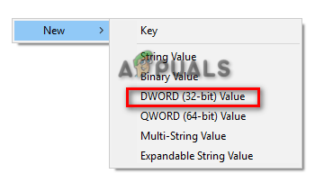 Creating a DWORD Registry key