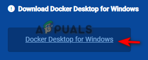 Downloading Docker Desktop for Windows