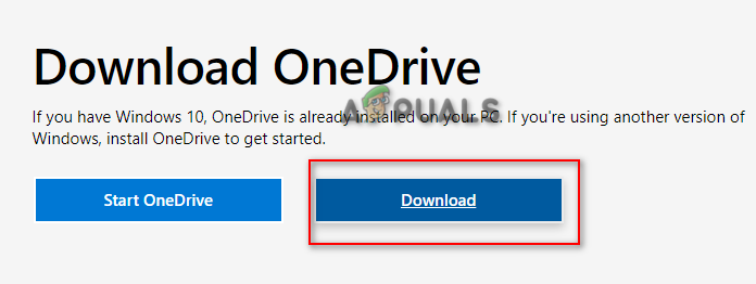 Downloading OneDrive