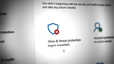 Windows Defender Antivirus Engine Unavailable
