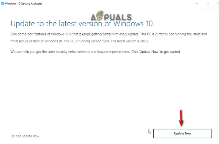 Installing Windows Update