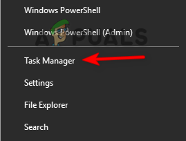 Opening the Task Manager