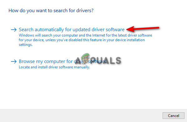 Searching for a driver automatically