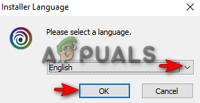 Selecting Ubisoft Installer Language