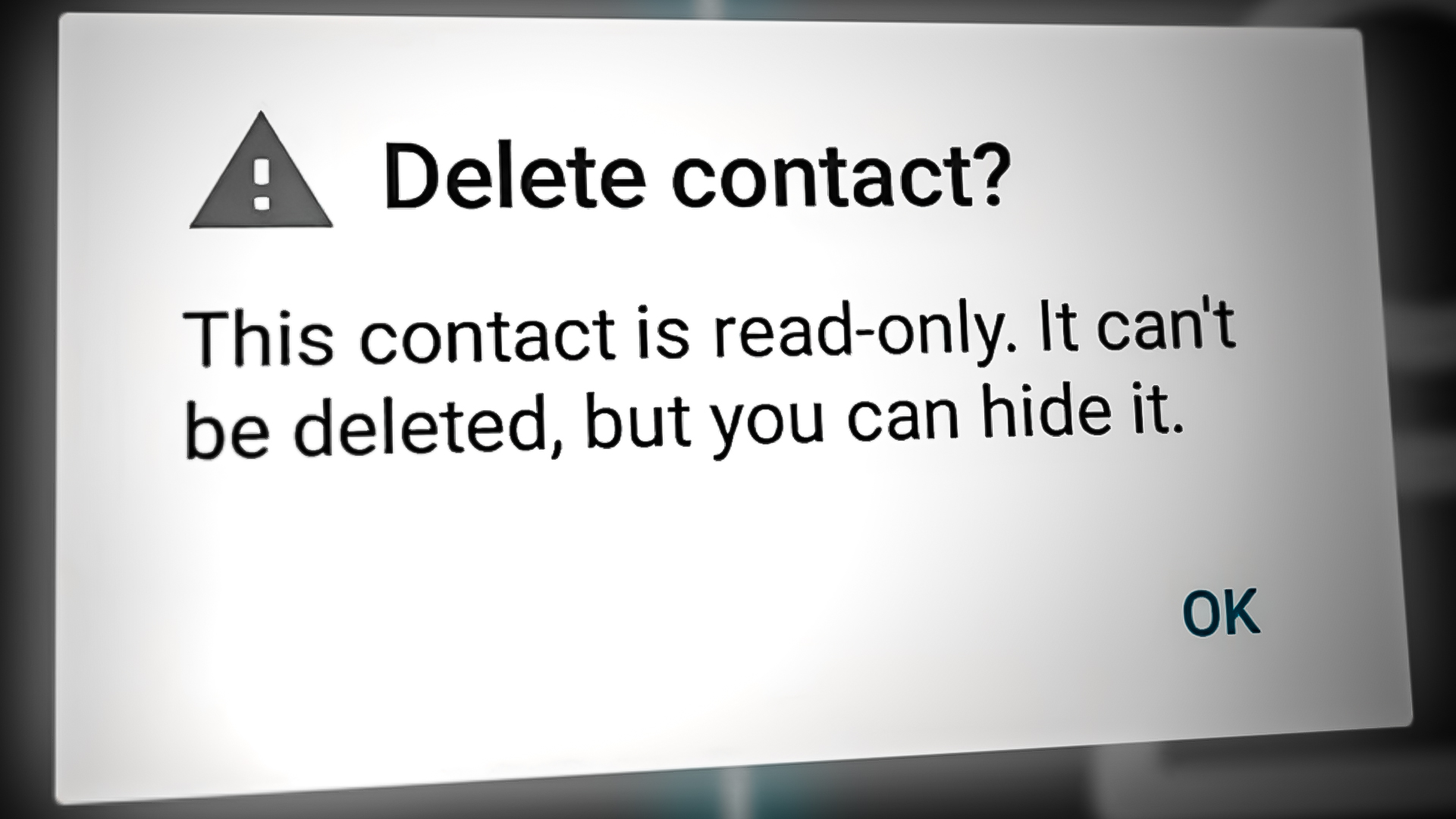 What are Read-only Contacts?