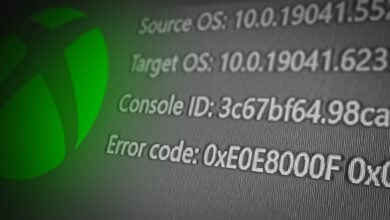 Xbox Error Code 0XE0E8000F