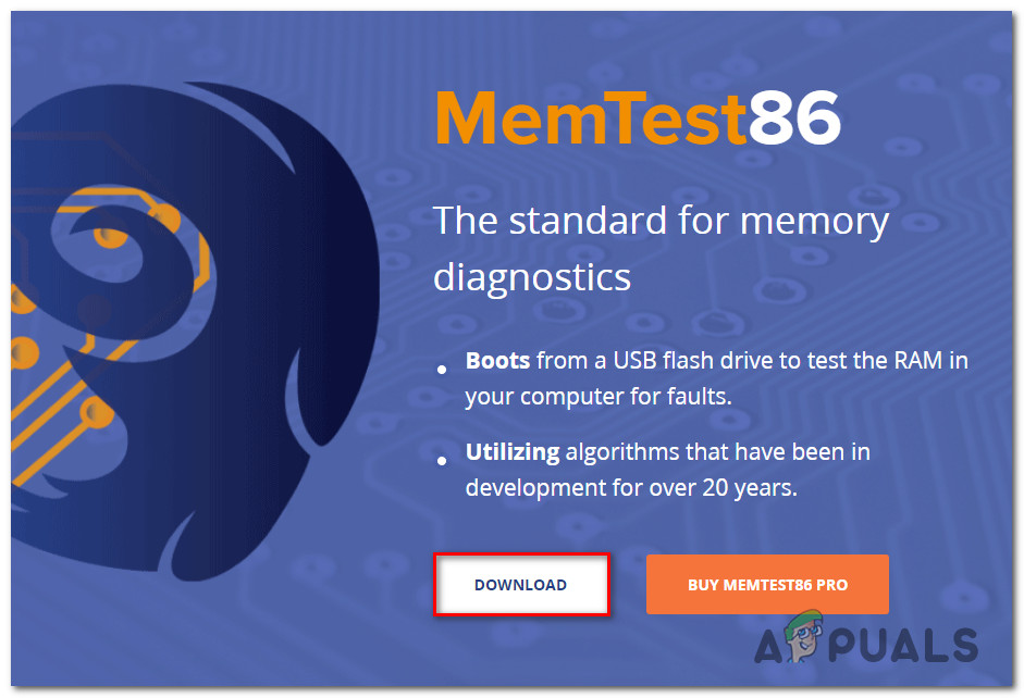 Download the Memtest utility