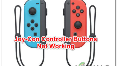 JoyCon Buttons not working