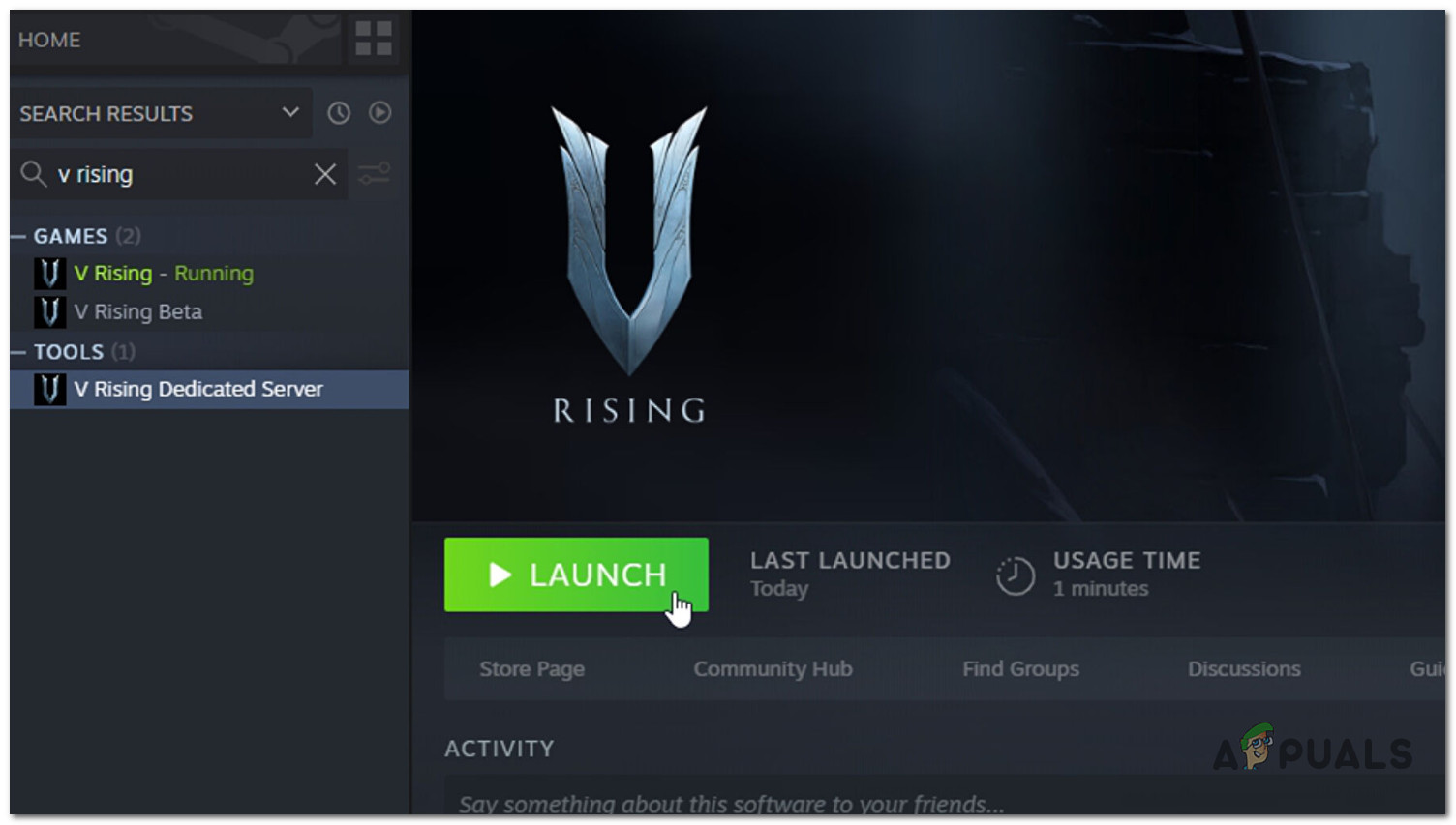 Re-launching the game 