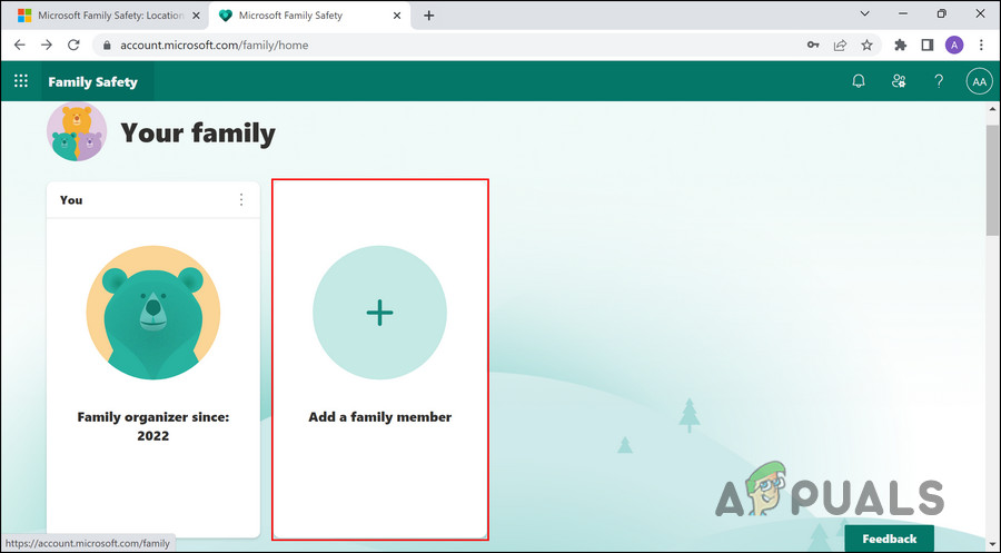 Add a family member in Your Family