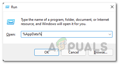 Переход к каталогу AppData