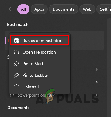 Opening Photoshop as Administrator