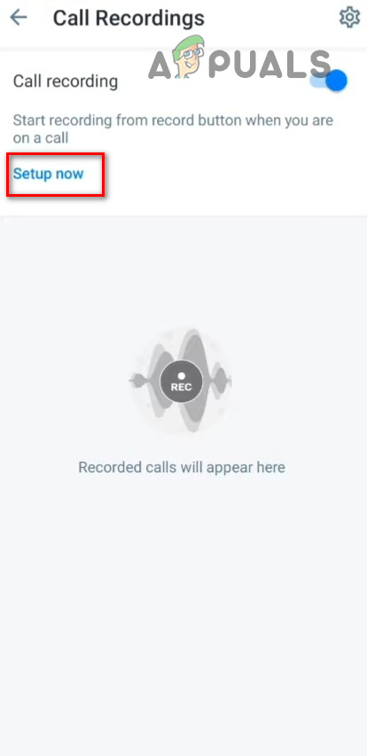 set up truecaller call recording