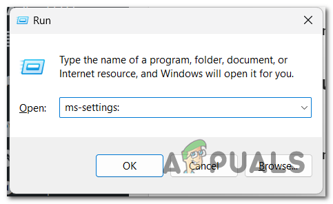 Opening the Windows Settings
