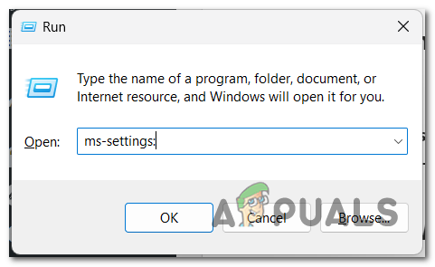 Opening the Windows Settings