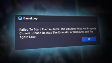 GameLoop 'Failed to Start the Emulator' Error