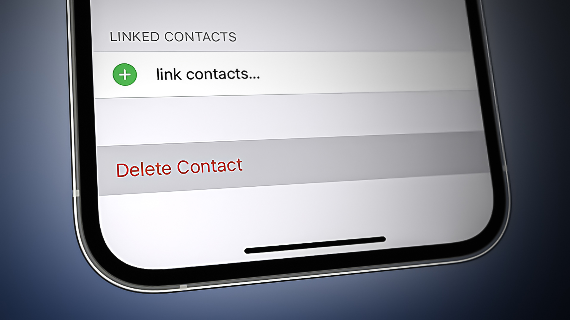 Delete multiple contacts