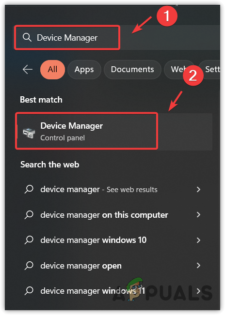 Opening Device Manager from Start Menu