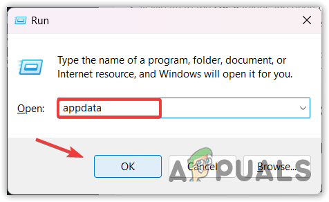 Opening appdata folder on Windows