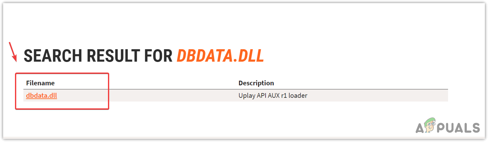 Opening dbdata.dll file