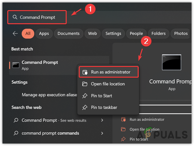 Running Command Prompt as administrator