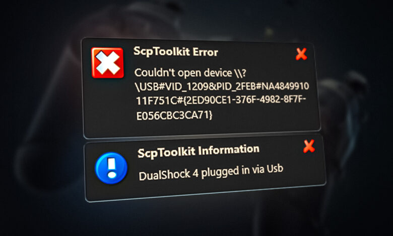 SCPtoolkit Couldn’t Open Device Error