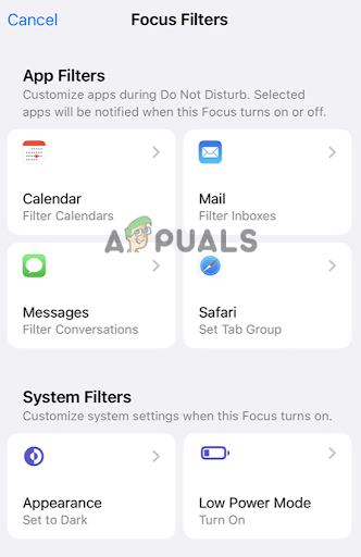  you can use Focus Filters, which will allow only those notifications from apps that you select.
