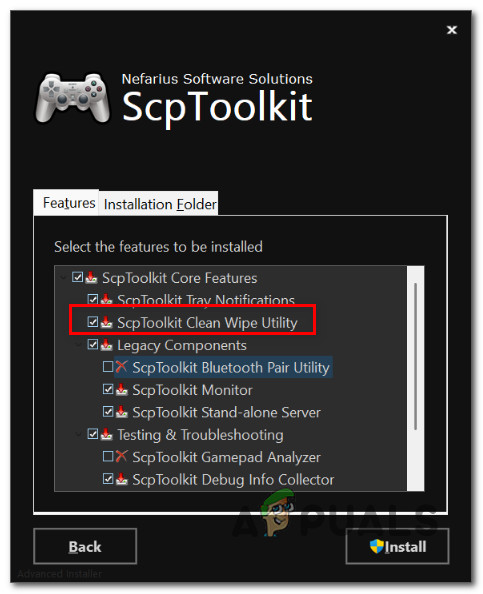 Configuring the SCP Tookit installation