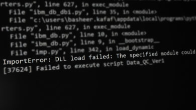 ImportError dll load failed the specified module could not be found