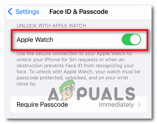 unlock iPhone with Apple Watch