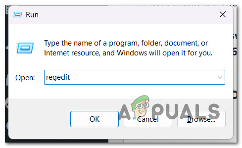 Open up the Registry Editor