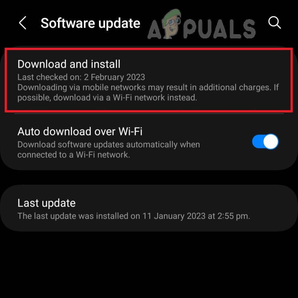 download software update