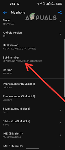 Click seven times on Build Number