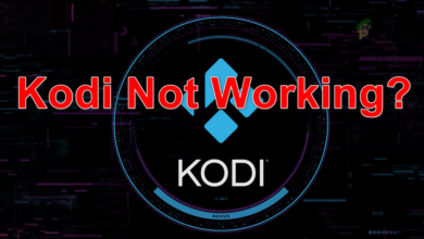 Kodi Not Working