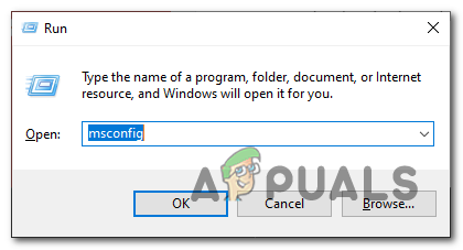 Opening System Configurations window via the Run dialogue box