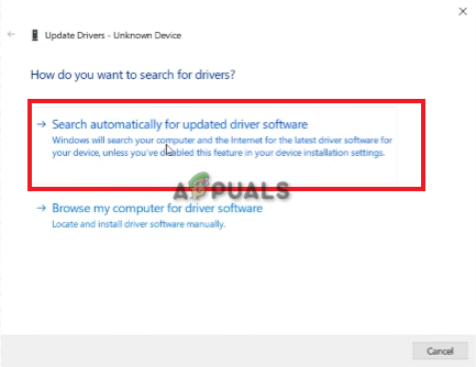 Automatically updating driver 