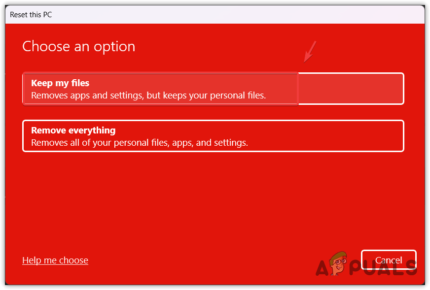 Configure Windows to Keep Files