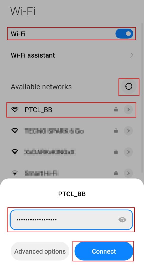 Connecting to the Wi-Fi Network