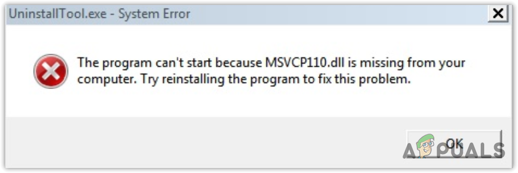 MSVCR110.DLL is Missing from your computer error