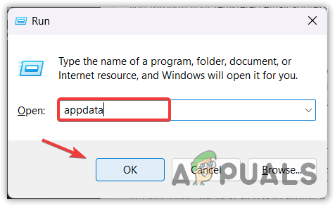 Opening Appdata folder using Run Program