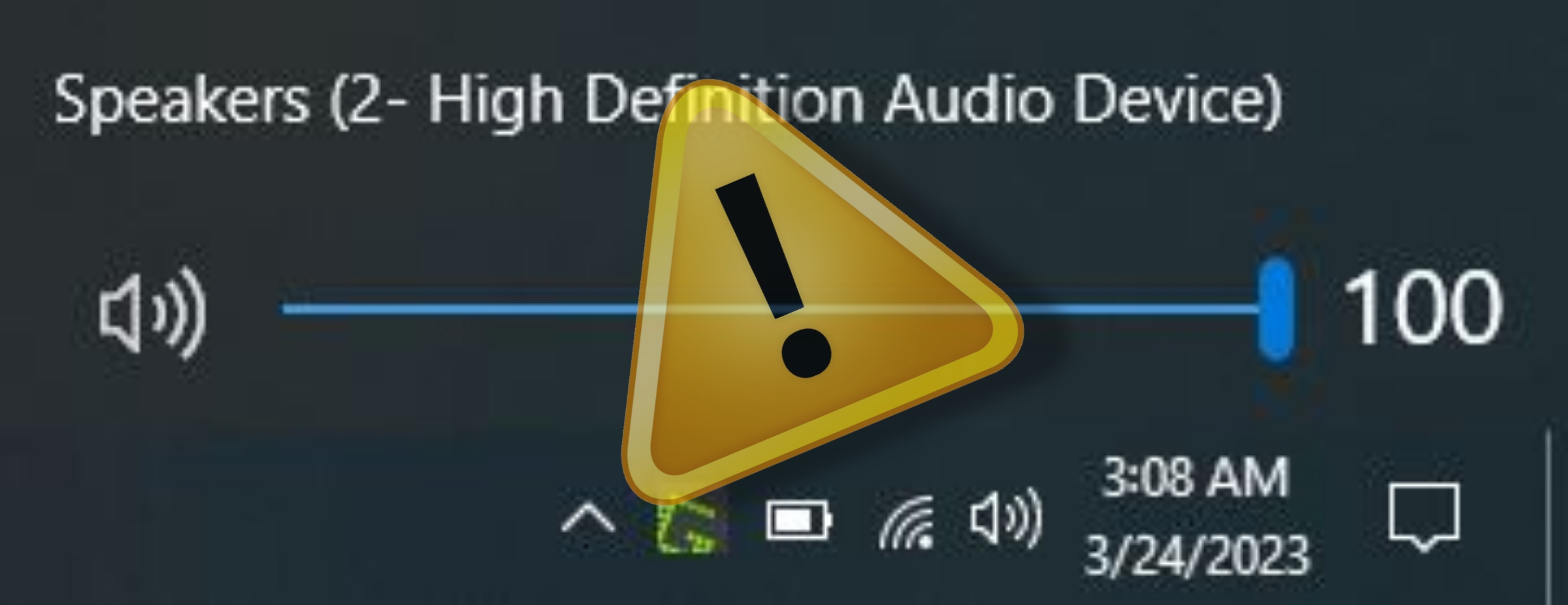 Volume Control not working in Windows