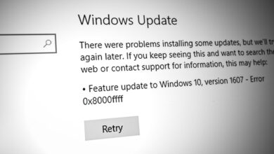 Windows Update Error 0x8000FFFF