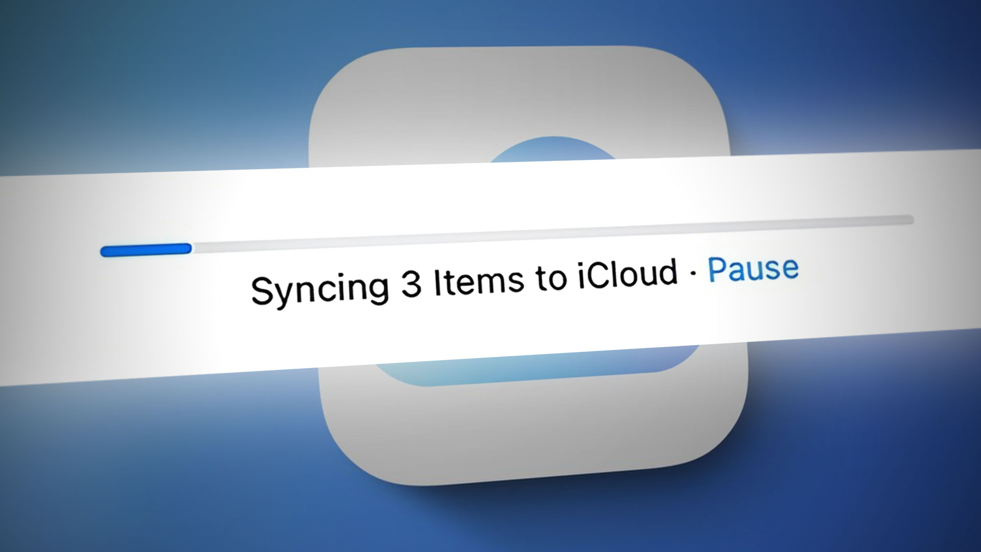 iCloud is stuck on syncing photos