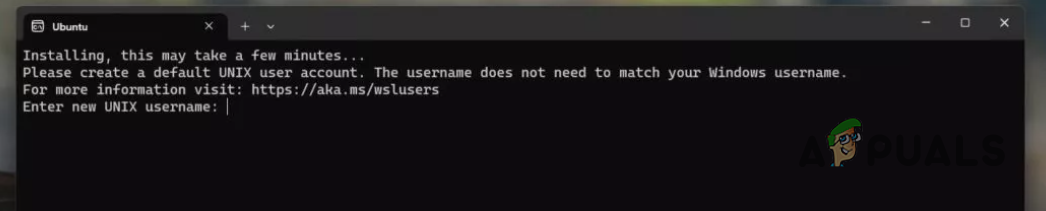 Providing Username for Windows Subsystem for Linux