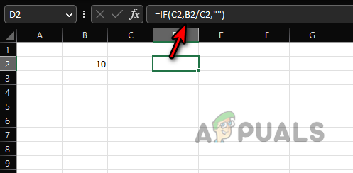 Use If to Show a Blank Cell in Place of a #Div/0! Error