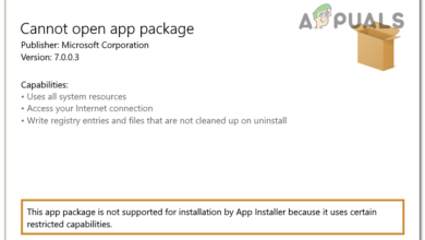 Showing you how to fix the "This app package is not supported for installation by App Installer" Error