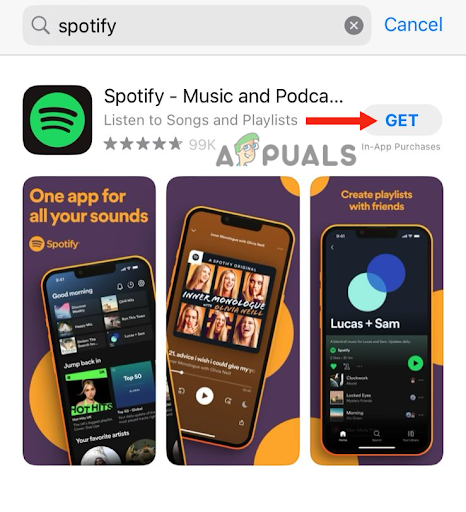Install the Spotify app
