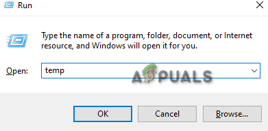 Opening temp folder