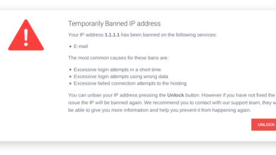 IP has been temporarily blocked